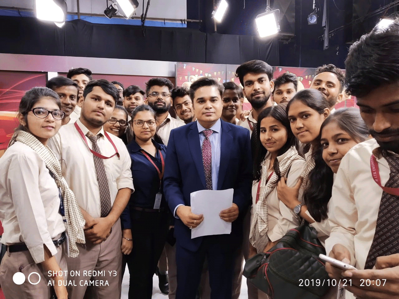 Student Visit to News 18 at Film City, Noida 