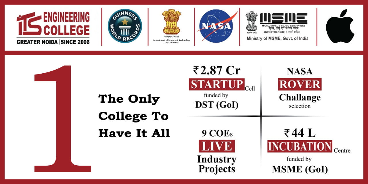 ITS Engineering College incubation cell by ministry of education government of india