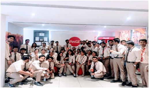 ITS MBA Student Industrial Visit Coca Cola