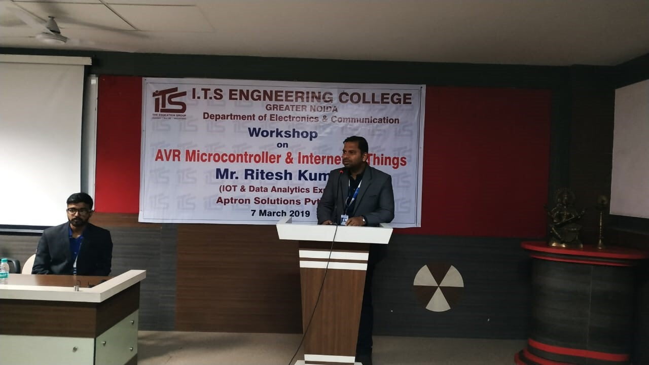 ​Workshop on “AVR Microcontroller and Internet of Things”
