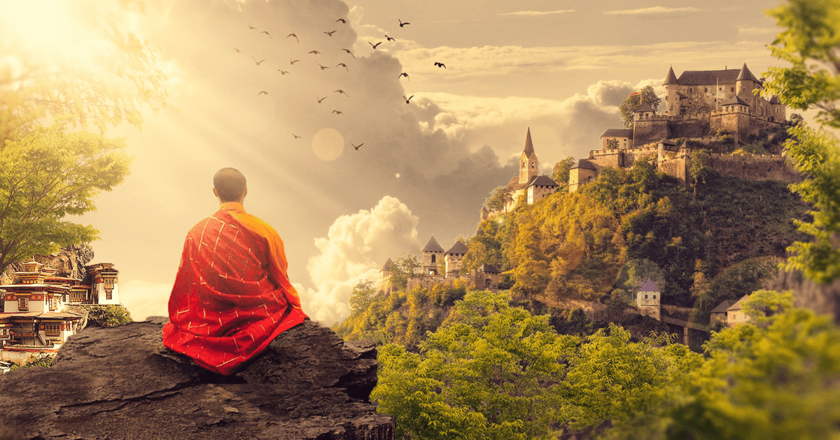 The golden gift of monks "meditation"