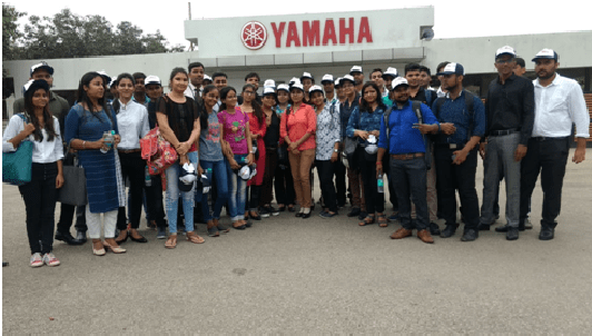 ITS MBA Student Industrial Visit Yamaha